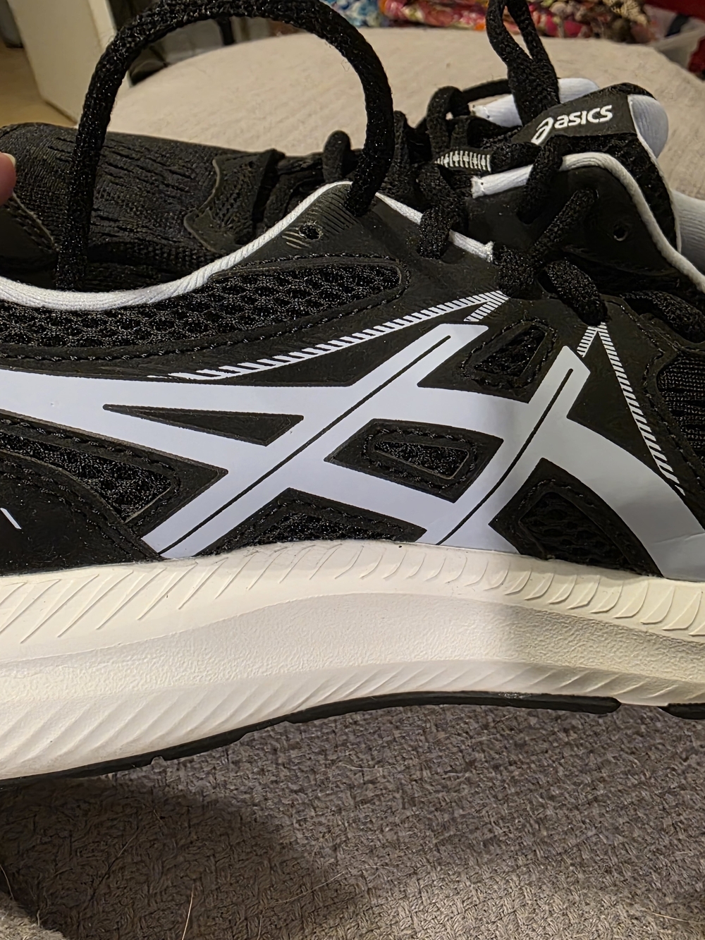 Asics GEL-Contend 7 Black and White Women's Running Shoe